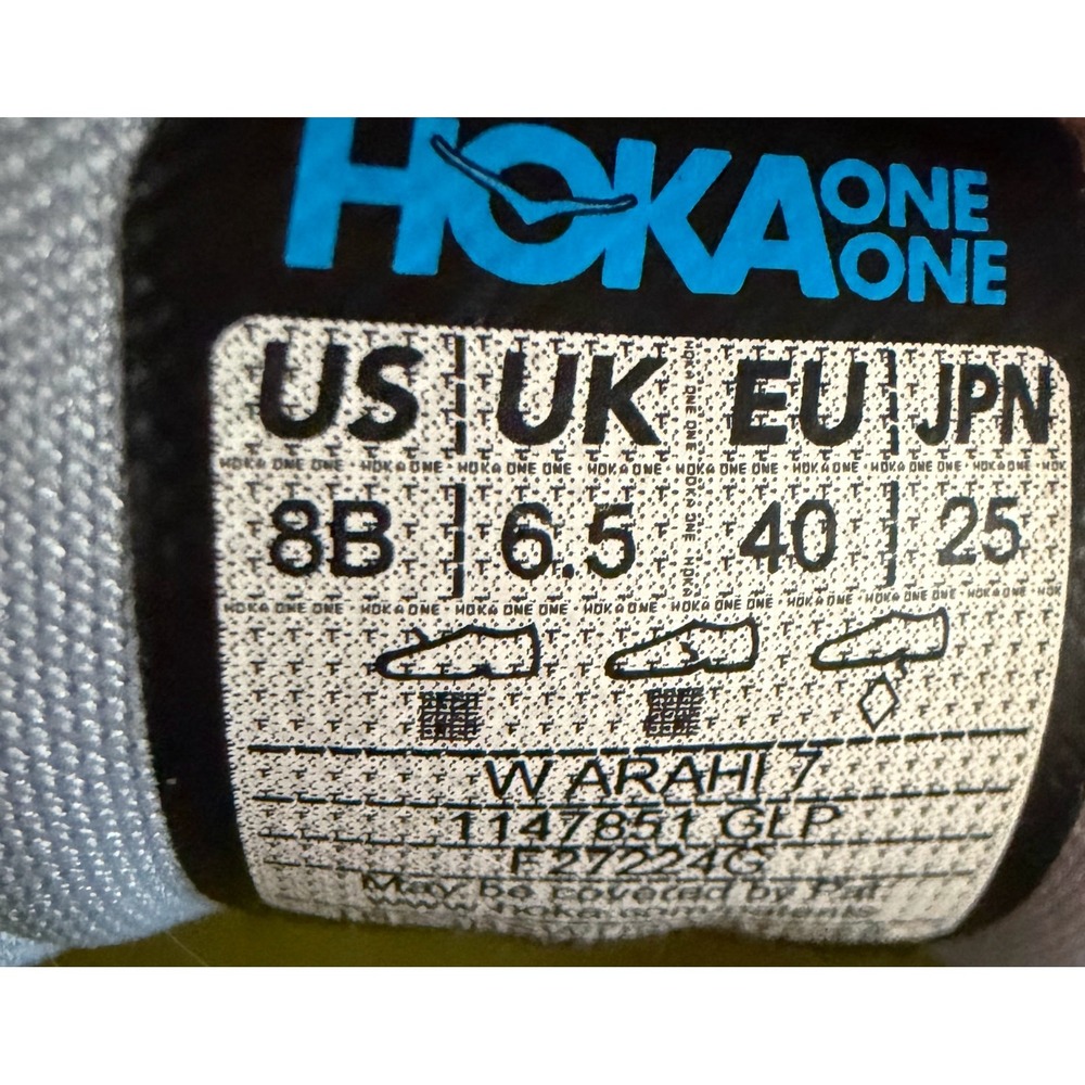 Hoka Arahi 7 Running Shoes Womens 8 Gray Pink Stability Sneakers 1147851 GLP - Picture 7 of 7
